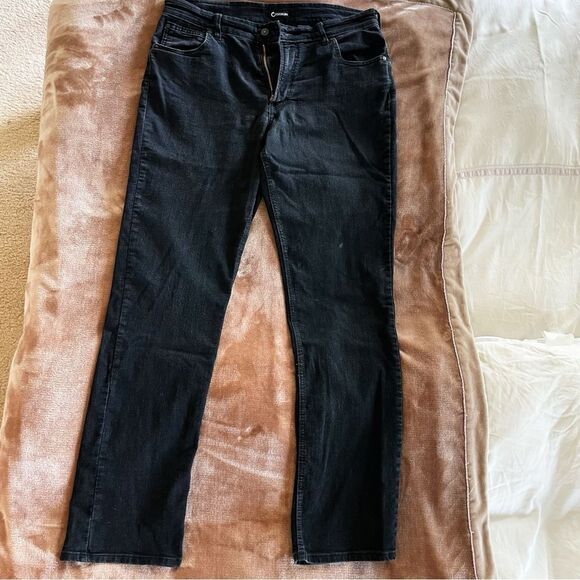 Origin Men’s Straight Delta Flex Jeans Classic Style Zip 34/34 Made in USA - Picture 2 of 12